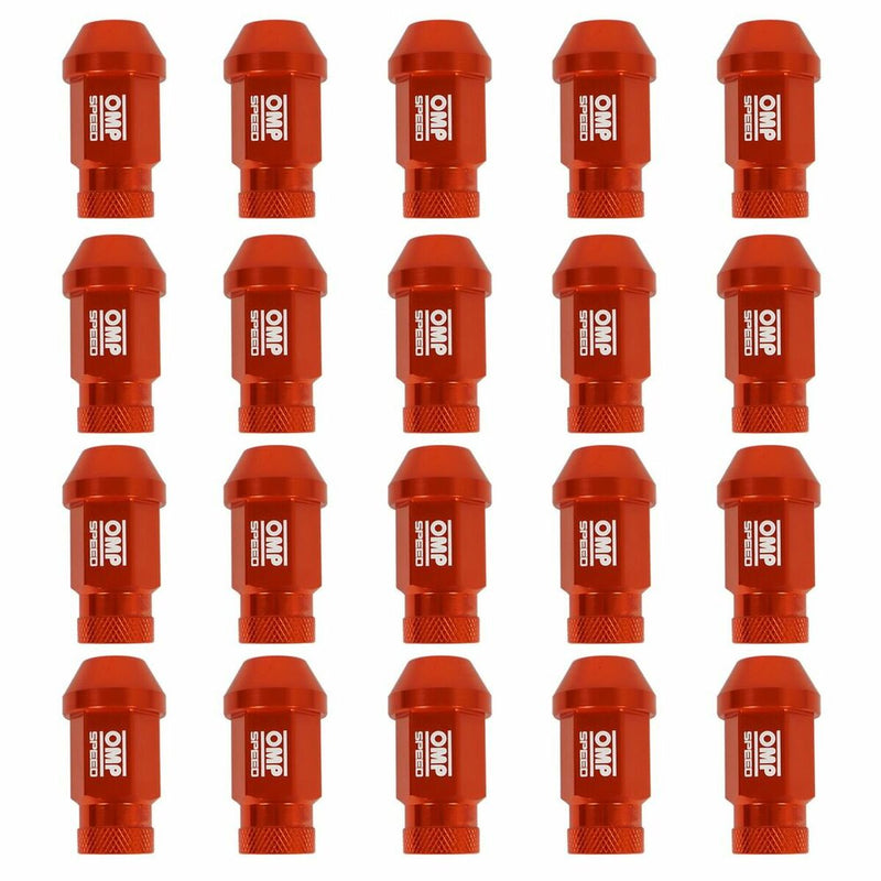 Set Dadi OMP Arancio 40 mm 20 pcs M12 x 1,50-1