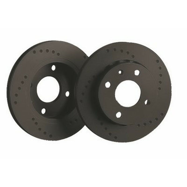 Dischi Freno Black Diamond KBD1863CD Posteriore Solido Perforazione-0