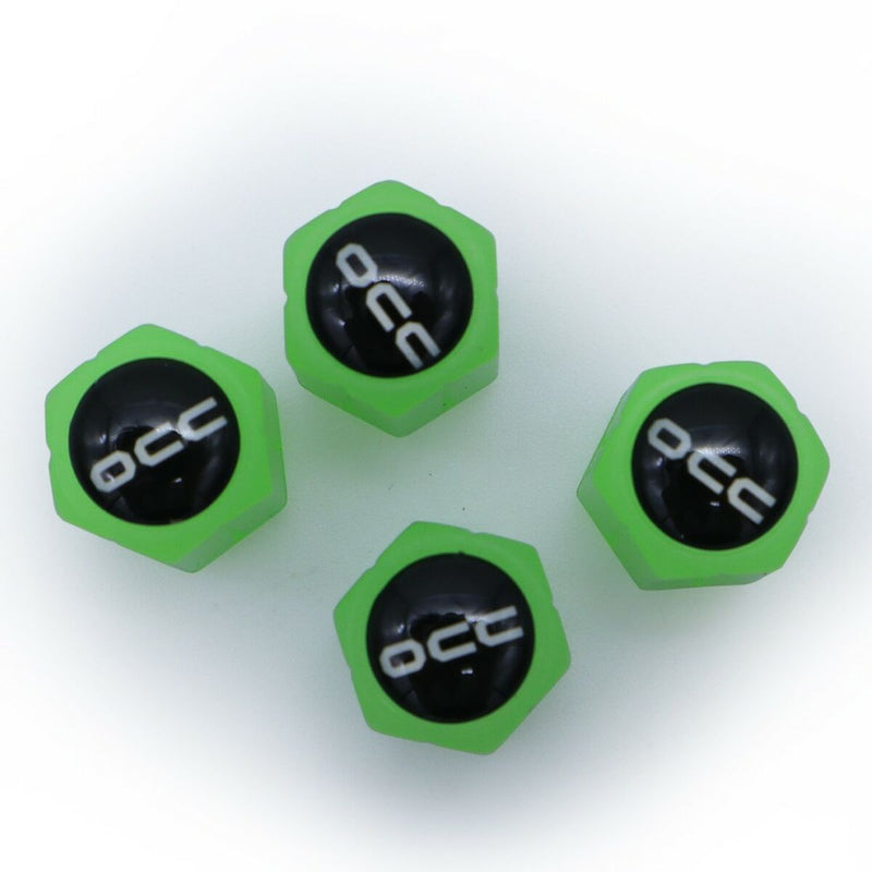 Set di tappi OCC Motorsport OCCLEV002 4 Unità Fluorescente Verde-6