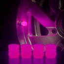 Set di tappi OCC Motorsport OCCLEV003 4 Unità Fluorescente Rosa-1