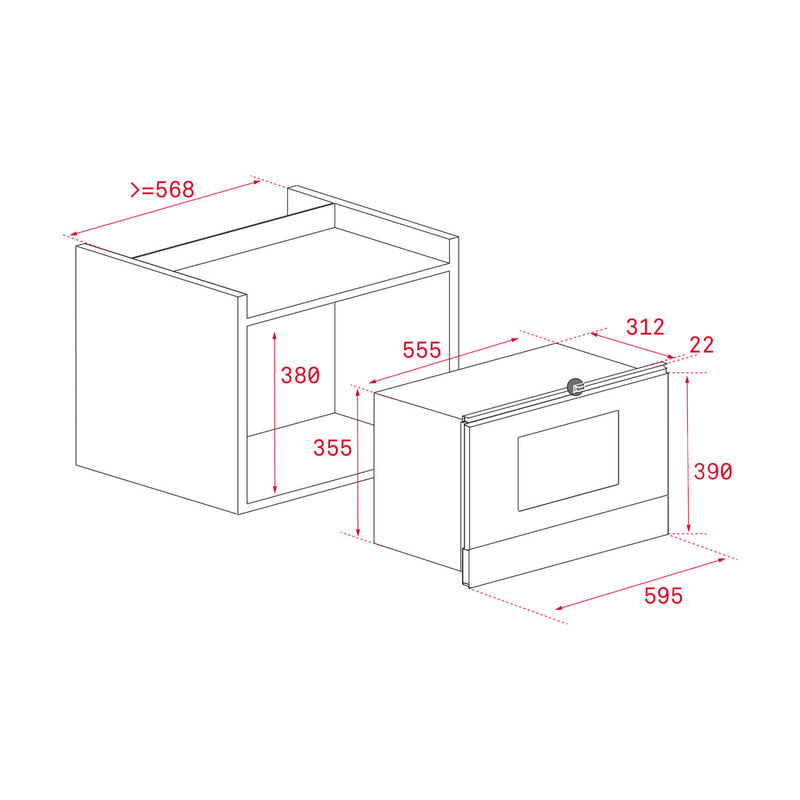 Microonde Teka ML 8220 BIS Grigio 1200 W 22 L-1
