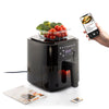 Friggitrice ad Aria con Bilancia InnovaGoods Fryinn Balance 5000 Nero 1500 W 5 L Acciaio inossidabile-4