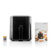 Friggitrice ad Aria con Bilancia InnovaGoods Fryinn Balance 5000 Nero 1500 W 5 L Acciaio inossidabile-2