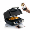 Friggitrice ad Aria con Grill, Accessori e Ricettario InnovaGoods Fryinn 12-in-1 6000 Nero Acciaio 3400 W 6 L-6