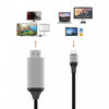 Cavo USB-C con HDMI PcCom Essential 1,8 m-1