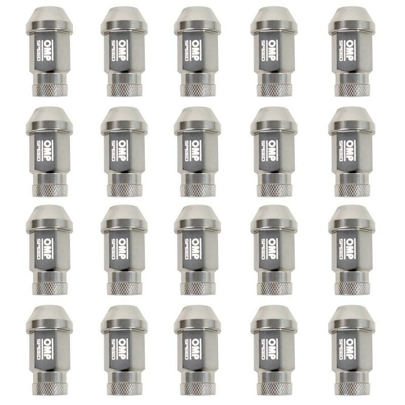Set Dadi OMP 7075 Antracite 20 uds M14 x 1,25-2