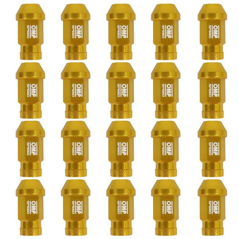 Set Dadi OMP 7075 Giallo 20 uds M14 x 1,25-2