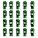 Set Dadi OMP 7075 Verde 20 uds M14 x 1,25-2