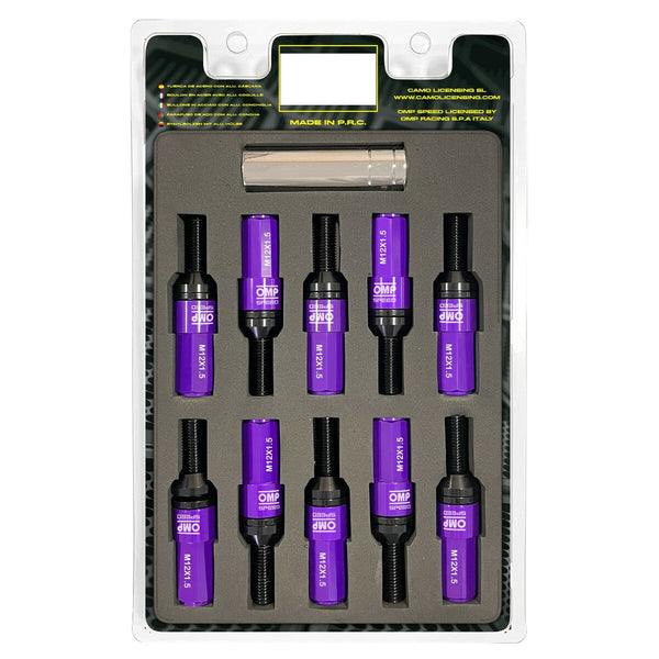 Kit di viti OMP OMPS09981211 28 mm Viola M12 x 1,50-0