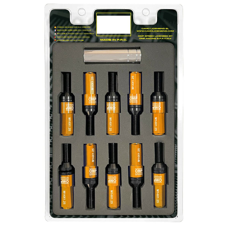 Kit di viti OMP OMPS09971410 28 mm Arancio M14 x 1,25-0