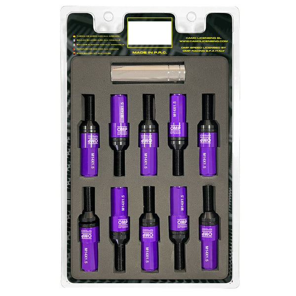 Kit di viti OMP OMPS09981411 28 mm Viola M14 x 1,50-0