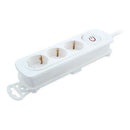 Multipresa con 3 Prese con Interruttore TM Electron 250 V-0