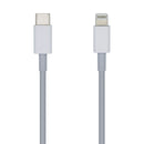 Cavo USB-C a Lightning Aisens PD 2A Bianco 1 m-0