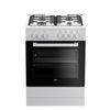 Cucina a Gas BEKO FSE62110DW 60 cm 66 L-0