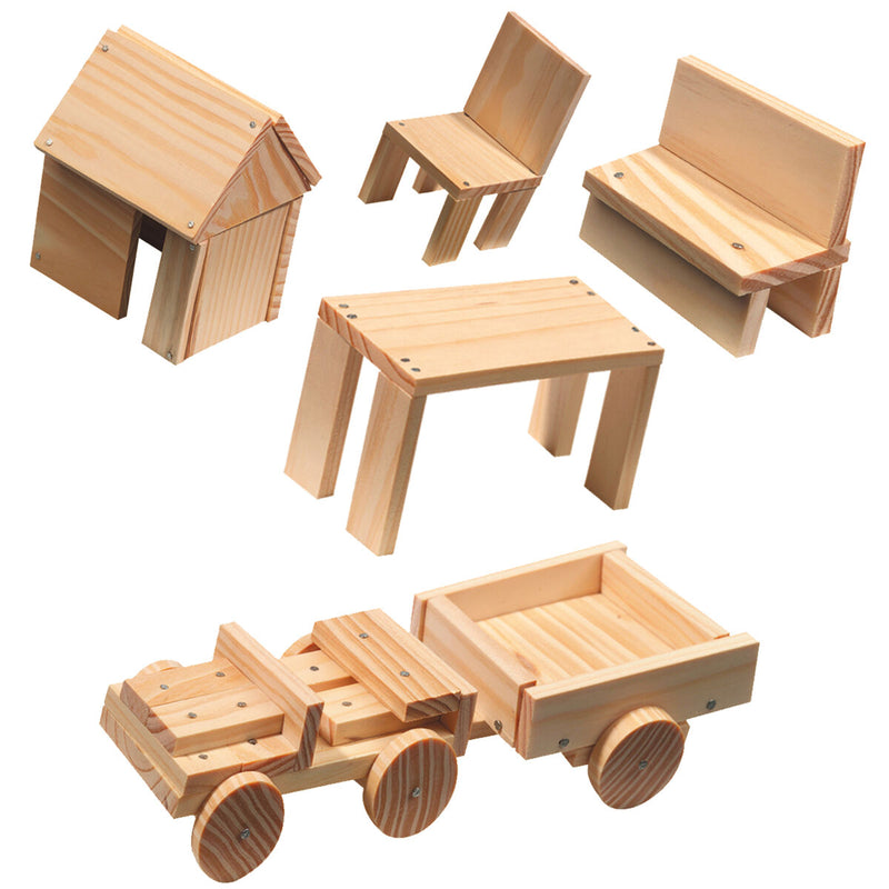Playset SES Creative Joinery Workshop 57 Pezzi-3
