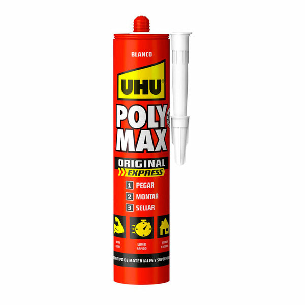 Sigillante/Adesivo UHU 6310630 Poly Max Express Bianco 425 g-0