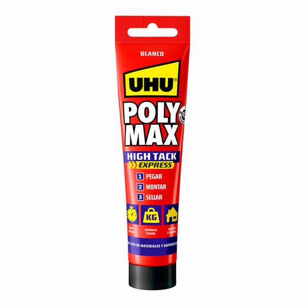 Sigillante/Adesivo UHU 6312920 Poly Max High Tack Epress 165 g Bianco-0