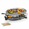 Piastra da Cucina Princess 8 Oval Stone Grill Party 1100W-1