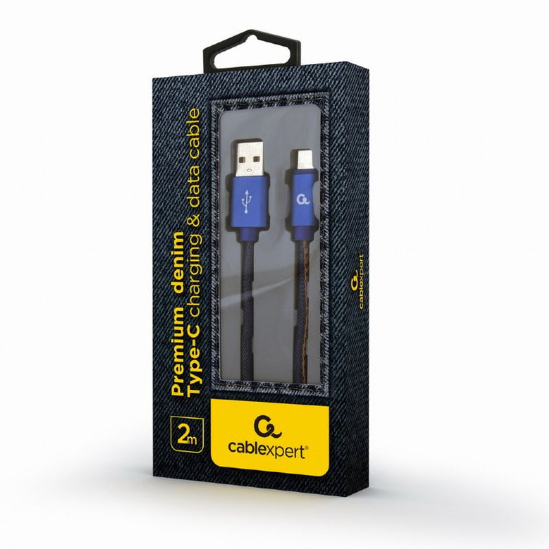 Cavo USB A con USB C GEMBIRD CC-USB2J-AMCM-2M-BL Azzurro 2 m-1