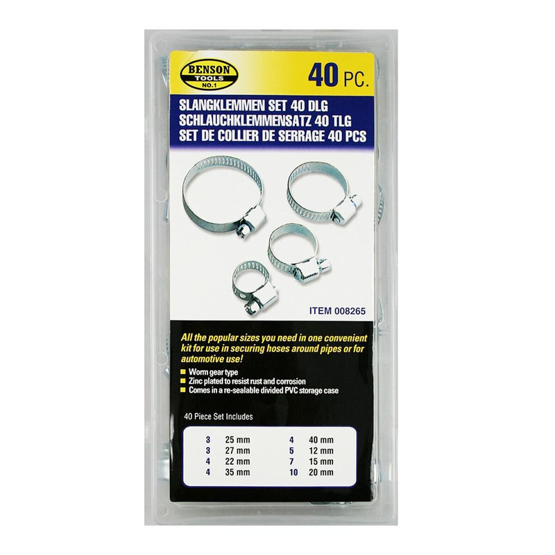 Fascetta stringitubo Bensontools 40 Pezzi-0