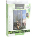 Zanzariera Progarden Magnetica 2 Pezzi Porte Fibra di Vetro Nero (50 x 220 cm)-4