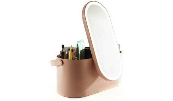 Portatrucchi  cofanetto  case pochette Scatola Per Il Trucco Da Viaggio Illuminata A LED Rio - Portatile E Ricaricabile FADIX