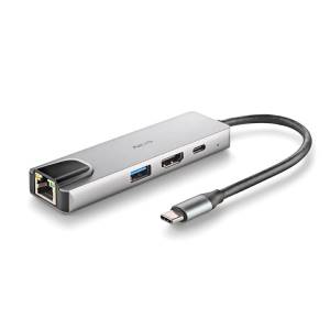 NGS HUB USB-C 4 Porte RJ45 Hdmi Usb-c Usb 3.0 Alluminio-0