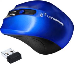 Techmade Mouse Wireless TM-XJ30-BL Blue-0