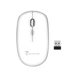 Techmade Mouse Wireless 1600 DPI Bianco-0