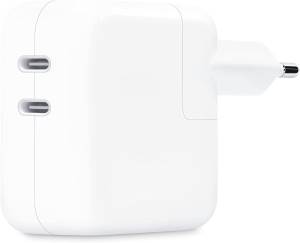 Apple Caricatore 35W DoppiaUSB-C iPhone iPad Watch MW2K3ZM/A-0