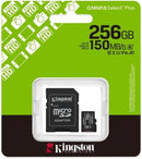Kingston Micro SD 256GB Cl10 Canvas S.Plus SDCS3/256GB +Ad.SD-0
