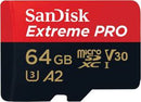 SanDisk Extreme PRO MicroSD 64GB A2 C3 UHS-I SDXC 200MB/s-0