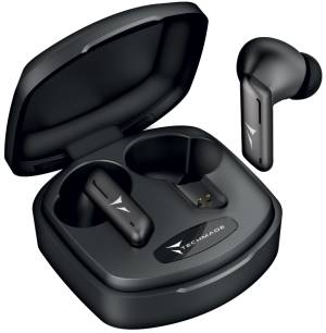 Techmade Auricolari TM-K175-BK Senza Filo Con Box Ricarica Nero-0