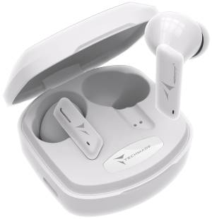 Techmade Auricolari TM-K175-WH Senza Filo Con Box Ricarica Bianco-0