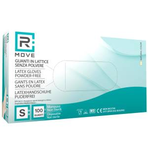 1Conf. da 100pz Tg.S - RMove Guanti Lattice 5.7gr Senza Polvere-0