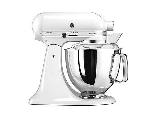 KITCHENAID 5KSM125PSEOB impastatrice planetaria , 300 W, capacità ciotola 4,8 l, bianco KitchenAid