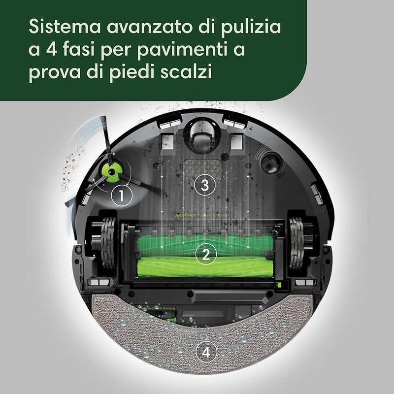 irobot roomba combo 10 MAX aspirapolvere robot, 33 W IROBOT