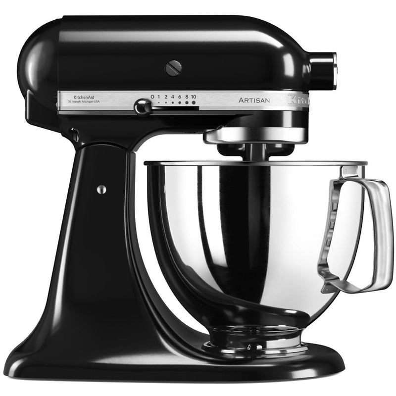 KITCHENAID 5KSM125PSEOB impastatrice planetaria , 300 W, capacità ciotola 4,8 l, Nero KitchenAid