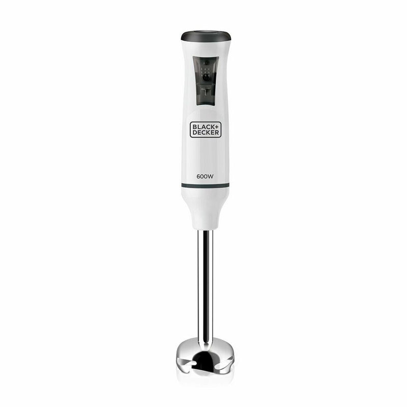 Frullatore ad Immersione Black & Decker BXHBA600E Bianco 600 W-1