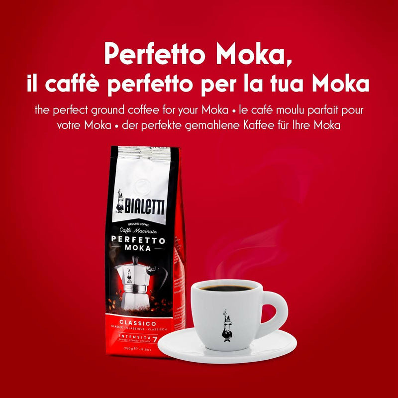 Caffettiera Italiana Bialetti Moka Nero Acciaio inossidabile Alluminio 200 ml 4 Tazze-1