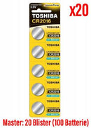 Toshiba Batterie Bottone CR2016 20Cnf/5pz-0