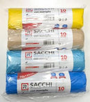RMove Sacchi Rifiuti 70x120cm 4 Rotoli da 10 Sacchi Colori Vari-0