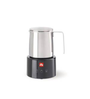 illy Cappuccinatore Montalatte Elettrico Nero Inox-0