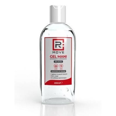 RMove Gel Igienizzante Mani Alcool 70% con Flip Top 200ml-0