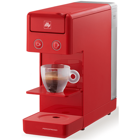 Illy macchina da caffe a capsule iperespresso Y3.3 14 kit 14 capsule incluse colore rossa