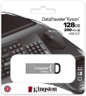 Kingston Pendrive USB-A 3.2128GB DTKN/128GB Kyson Argento-0