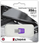 Kingston Pendrive MicroDuo USB-A/USB-C 3.2 256GB DTDUO3CG3/256GB-0