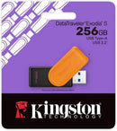 Kingston Pendrive USB-A 3.2256GB DTXS/256GB Nero/Arancio-0