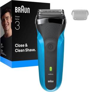 Braun Rasoio Elettrico Serie 3 Wet&Dry 310BT Nero/Blu-0