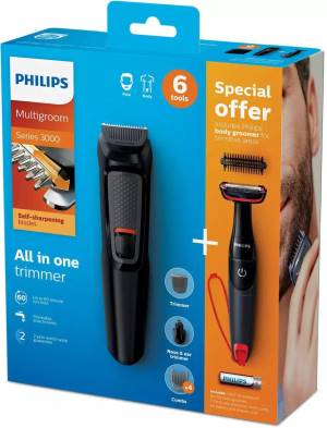 Philips Rasoio Elettrico Multigroom MG3710/85-0